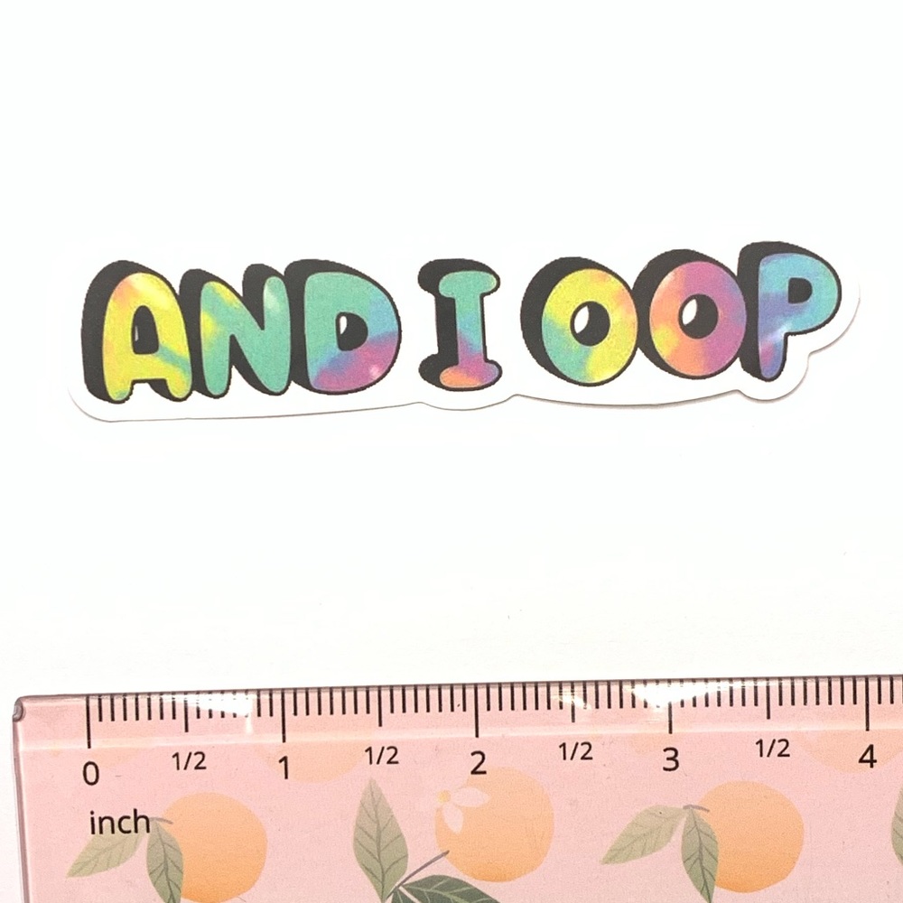 OOP Vinyl Sticker - Picture 2 of 2
